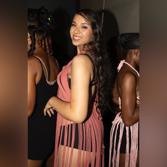 Handmade Macrame Crochet Dress - Picture 12 of 15